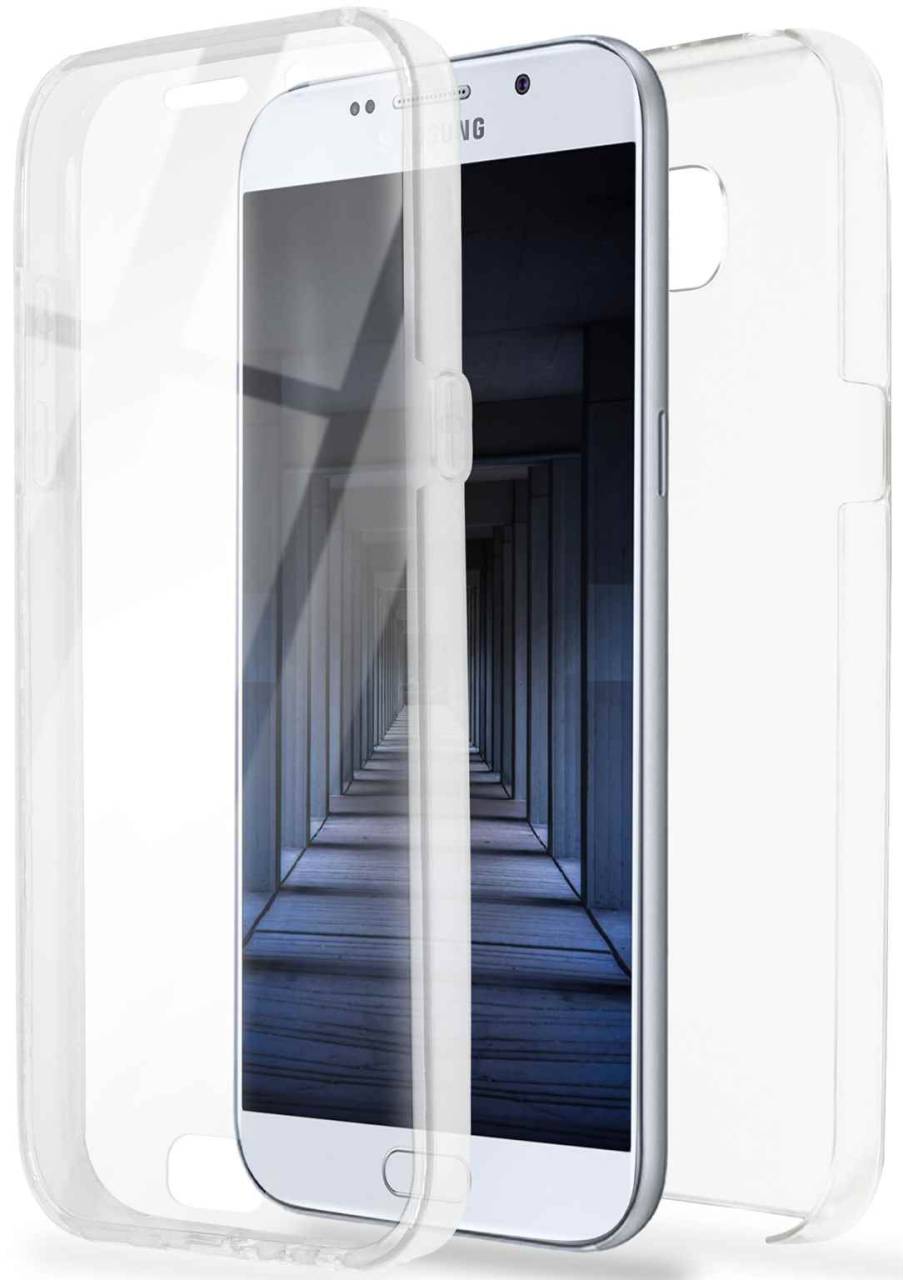 ONEFLOW Touch Case für Samsung Galaxy A7 (2016) – 360 Grad Full Body Schutz, komplett beidseitige Hülle