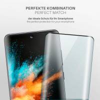 moex CurveProtect für Samsung Galaxy S20 Plus 5G – Full Screen Schutzfolie – Curved 3D Panzerglas