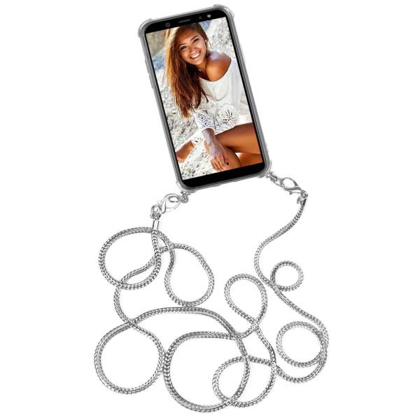 ONEFLOW Twist Case Samsung Galaxy A55 5G Handykette – Metall Kette