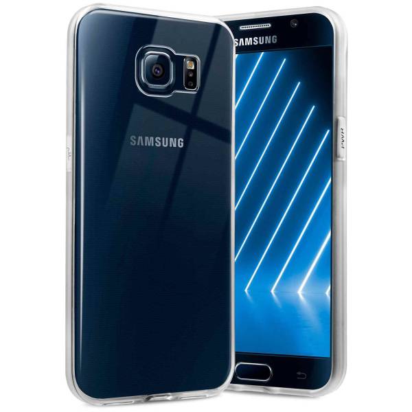 ONEFLOW Clear Case für Samsung Galaxy S6 – Transparente Hülle aus Soft Silikon, Extrem schlank