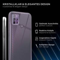 ONEFLOW Clear Case Motorola Moto G10 Silikonhülle transparent – weiteres Produktbild 1