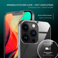 moex Aero Case für Apple iPhone 13 Pro – Durchsichtige Hülle aus Silikon, Ultra Slim Handyhülle