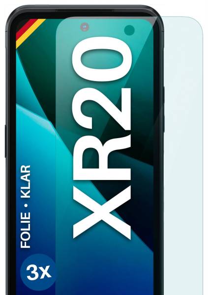 moex FlexProtect Klar für Nokia XR20 – Schutzfolie für unsichtbaren Displayschutz, Ultra klar