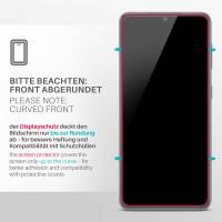 moex ShockProtect Klar für Samsung Galaxy S21 Plus – Panzerglas für kratzfesten Displayschutz, Ultra klar