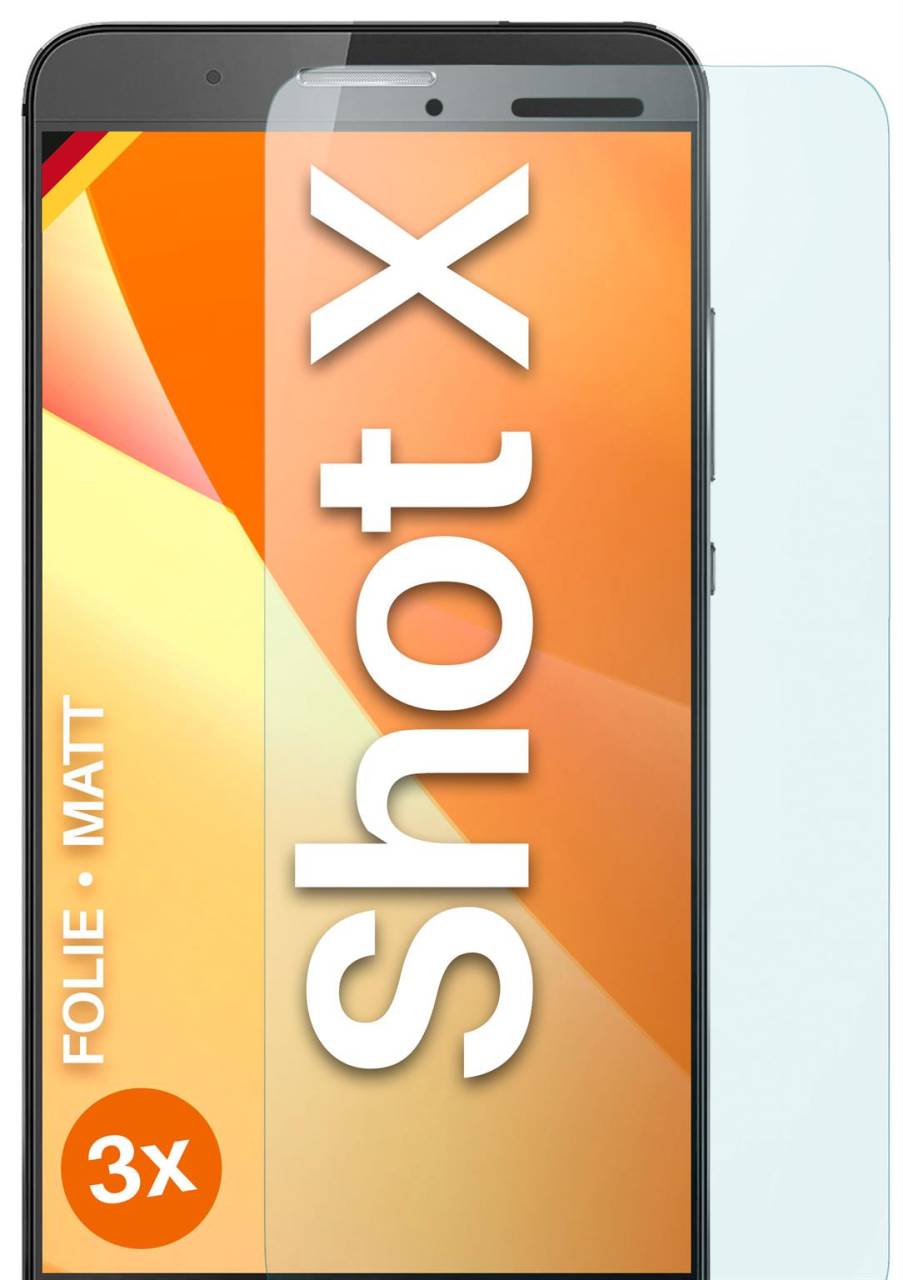 moex FlexProtect Matt für Huawei ShotX – Anti Reflex Schutzfolie für besten Displayschutz, Matt