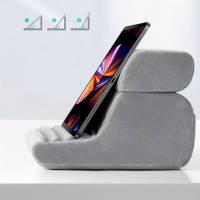 Ugreen Kissen-Tabletständer Velours – Faltbarer Kissenständer für Smartphones und Tablets, Telefonständer Kissen