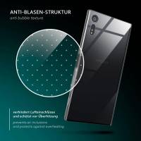 moex Aero Case für Sony Xperia XZ – Durchsichtige Hülle aus Silikon, Ultra Slim Handyhülle