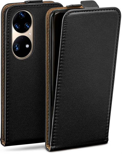 moex Flip Case für Huawei P50 Pro – PU Lederhülle mit 360 Grad Schutz, klappbar