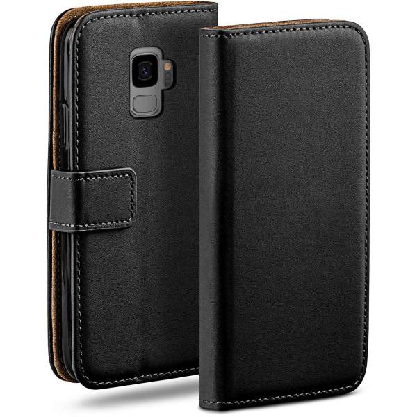 moex Book Case für Samsung Galaxy S9 Klapphülle mit Kartenfach