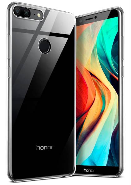 moex Aero Case für Huawei Honor 9 Lite – Durchsichtige Hülle aus Silikon, Ultra Slim Handyhülle