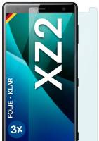moex FlexProtect Klar für Sony Xperia XZ2 – Schutzfolie für unsichtbaren Displayschutz, Ultra klar