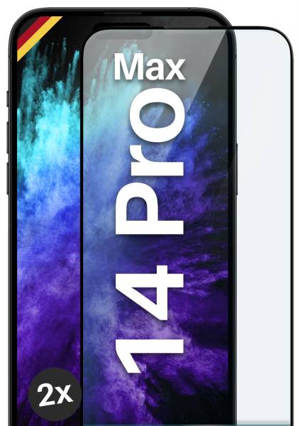 moex CurveProtect für Apple iPhone 14 Pro Max – Full Screen Schutzfolie – Curved 3D Panzerglas