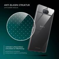 moex Aero Case für Sony Xperia 10 Plus – Durchsichtige Hülle aus Silikon, Ultra Slim Handyhülle