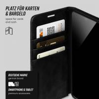 moex Casual Case für Xiaomi Redmi Note 8 Pro – 360 Grad Schutz Booklet, PU Lederhülle mit Kartenfach