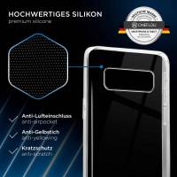 ONEFLOW Clear Case für Samsung Galaxy Note 8 – Transparente Hülle aus Soft Silikon, Extrem schlank