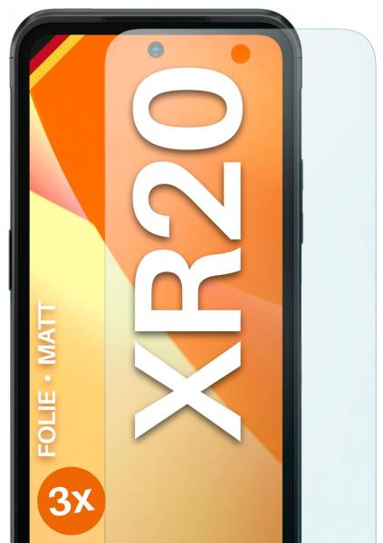 moex FlexProtect Matt für Nokia XR20 – Anti Reflex Schutzfolie für besten Displayschutz, Matt