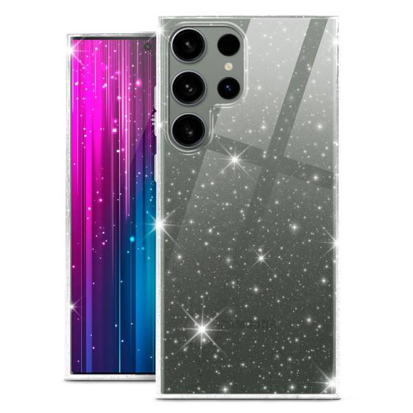 moex Sparky Case Samsung Galaxy S24 Ultra mit Glitzer Design