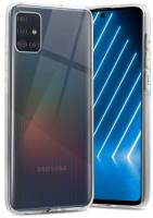 ONEFLOW Clear Case für Samsung Galaxy A51 – Transparente Hülle aus Soft Silikon, Extrem schlank