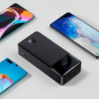 Baseus Powerbank – 2x USB-A + 1x USB-C bidirektional für Smartphones und andere Geräte – Bipow Serie, 30000 mAh