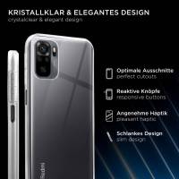 ONEFLOW Clear Case Redmi Note 10 Silikonhülle transparent – weiteres Produktbild 1