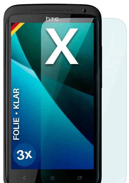 moex FlexProtect Klar für HTC One X – Schutzfolie für unsichtbaren Displayschutz, Ultra klar