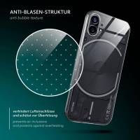 moex Aero Case für Nothing Phone (1) – Durchsichtige Hülle aus Silikon, Ultra Slim Handyhülle