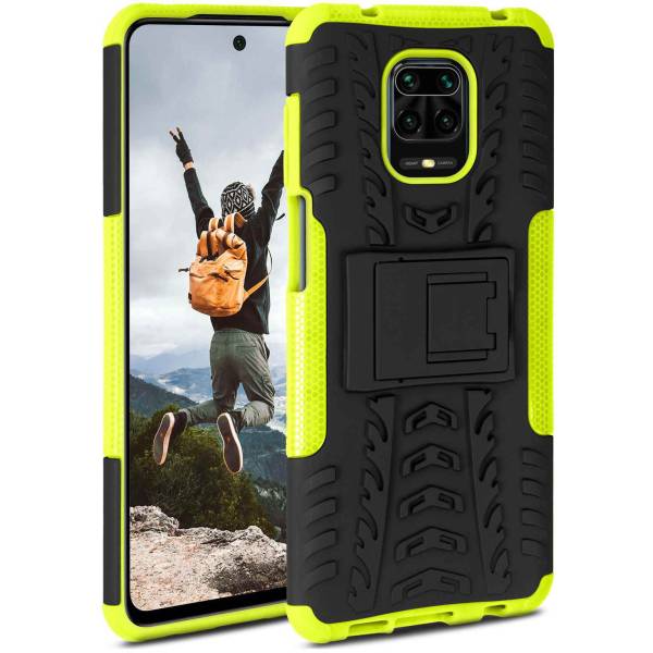 ONEFLOW Tank Case für Xiaomi Redmi Note 9 Pro – Stoßfeste Panzer Hülle – Rugged Outdoor Handyhülle