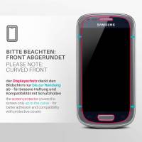 moex ShockProtect Klar für Samsung Galaxy S3 Mini – Panzerglas für kratzfesten Displayschutz, Ultra klar