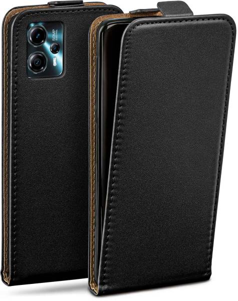 moex Flip Case für Motorola Moto G23 – PU Lederhülle mit 360 Grad Schutz, klappbar