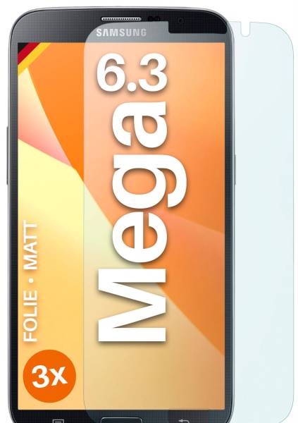 moex FlexProtect Matt für Samsung Galaxy Mega 6.3 – Anti Reflex Schutzfolie für besten Displayschutz, Matt