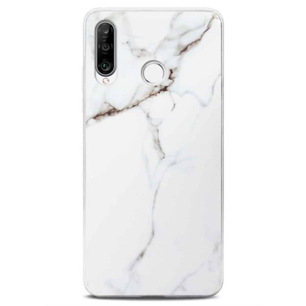 ONEFLOW Sense Case für Huawei P30 Lite Designer Hülle aus Silikon, Marmor Muster Handyhülle