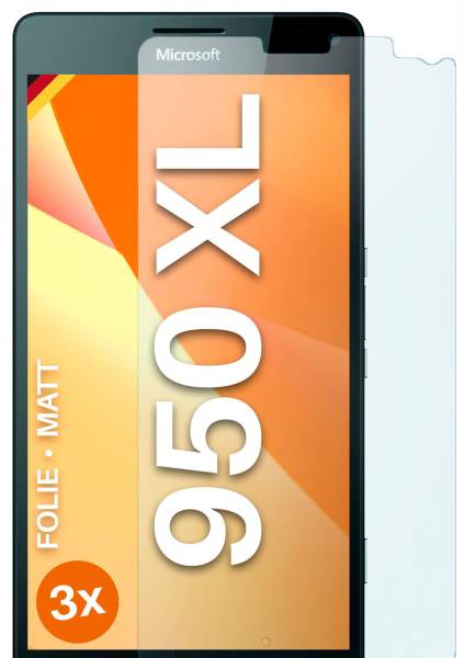 moex FlexProtect Matt für Microsoft Lumia 950 XL – Anti Reflex Schutzfolie für besten Displayschutz, Matt