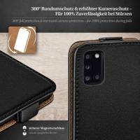 moex Flip Case für Samsung Galaxy A31 – PU Lederhülle mit 360 Grad Schutz, klappbar