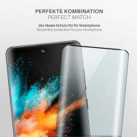 moex CurveProtect für Samsung Galaxy S20 Plus – Full Screen Schutzfolie – Curved 3D Panzerglas