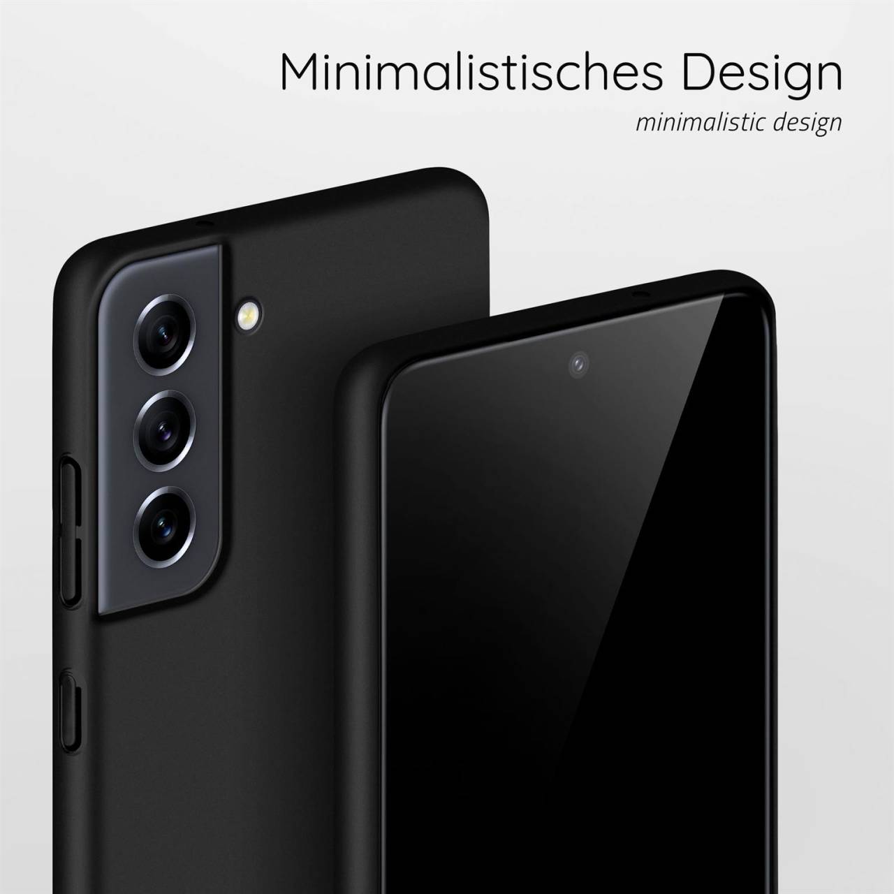moex Alpha Case für Samsung Galaxy S21 FE 5G – Extrem dünne, minimalistische Hülle in seidenmatt