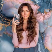ONEFLOW Bliss Cover Samsung Galaxy S23 Marmor Muster – weiteres Produktbild 2