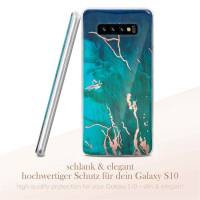 ONEFLOW Sense Case für Samsung Galaxy S10 Designer Hülle aus Silikon, Marmor Muster Handyhülle