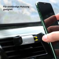 Baseus Autotelefonhalter für Lüftungsschlitz – Handyhalterung Auto, Smartphone-Halterung für Lüftungsgitter