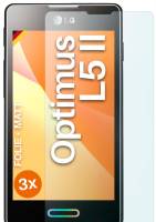 moex FlexProtect Matt für LG E460 Optimus L5 II – Anti Reflex Schutzfolie für besten Displayschutz, Matt