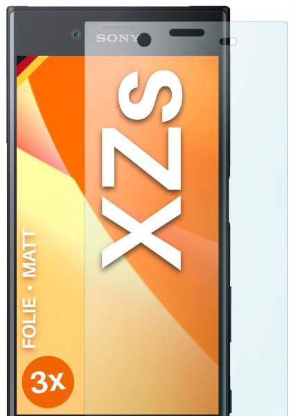 moex FlexProtect Matt für Sony Xperia XZs – Anti Reflex Schutzfolie für besten Displayschutz, Matt