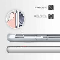 moex Chrome Case für Samsung Galaxy S7 – Handy Bumper mit Chrom Rand – Transparente Hülle