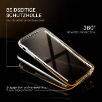 moex Double Case für Samsung Galaxy S7 – 360 Grad Hülle aus Silikon, Rundumschutz beidseitig