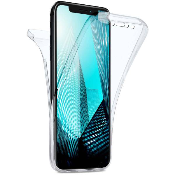 moex Double Case iPhone 11 Pro Silikon 360 Grad Schutz