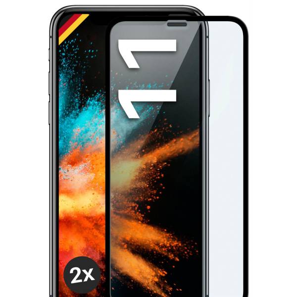 moex CurveProtect für Apple iPhone 11 – Full Screen Schutzfolie – Curved 3D Panzerglas