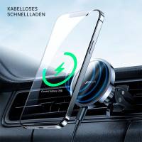 Joyroom Magnetischer Autohalter Qi Charger 15W – Wireless Car Docking Station für iPhone 1-16, JR-ZS240
