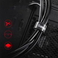 Baseus Klettband Rolle – Kabelorganizer für Smartphones und andere Geräte, Rainbow Circle Serie, 3 m