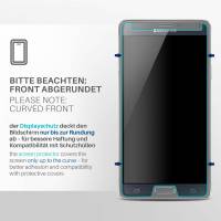 moex FlexProtect Klar für Samsung Galaxy Note 4 – Schutzfolie für unsichtbaren Displayschutz, Ultra klar