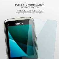 moex FlexProtect Klar für Nokia C5-00 – Schutzfolie für unsichtbaren Displayschutz, Ultra klar