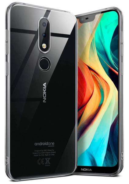 moex Aero Case für Nokia 6.1 Plus – Durchsichtige Hülle aus Silikon, Ultra Slim Handyhülle