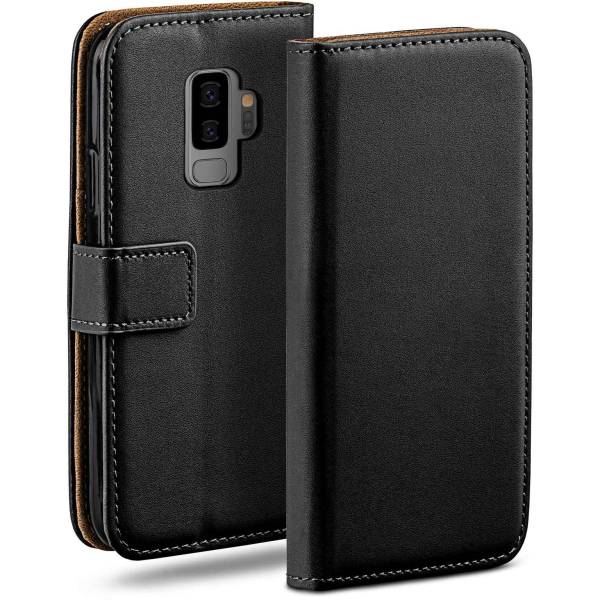 moex Book Case für Samsung Galaxy S9 Plus Klapphülle mit Kartenfach